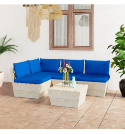 Salon de jardin palette 5...