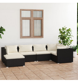 Salon de jardin 6 pcs avec...