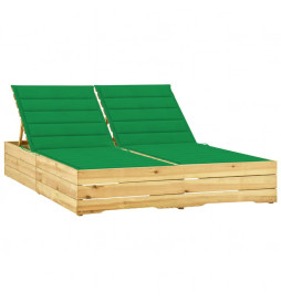 Chaise longue double et...