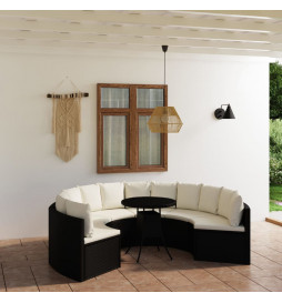 Salon de jardin 7 pcs avec...