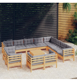 Salon de jardin 13 pcs avec...