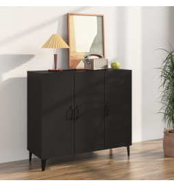 Buffet noir 90x34x80 cm...