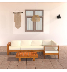 Salon de jardin 6 pcs avec...