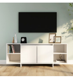 Meuble TV blanc 130x35x50...