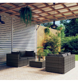 Salon de jardin 5 pcs avec...