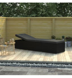 Chaise longue avec coussin...
