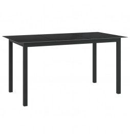 Table de jardin Noir...