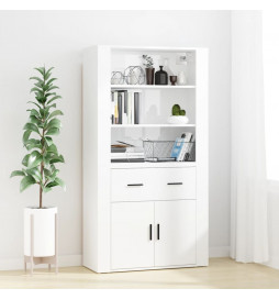 Buffet haut Blanc brillant...