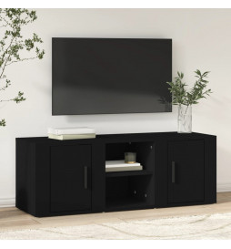 Meuble TV Noir 100x31,5x35...