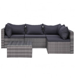 Meuble de jardin 5 pcs et...