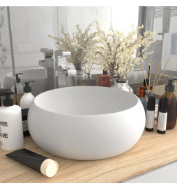 Lavabo rond de luxe Blanc...