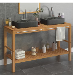 Armoire de toilette en teck...