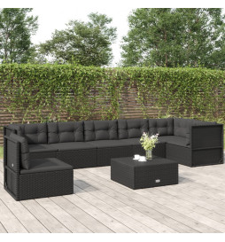Salon de jardin 7 pcs avec...