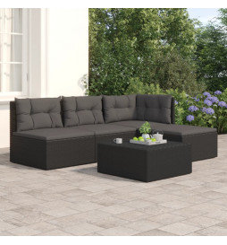Salon de jardin 4 pcs avec...