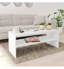 Table basse Blanc 100x40x40...