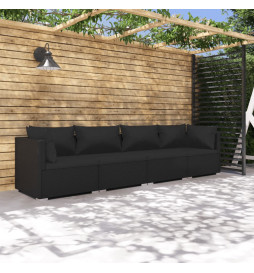 Salon de jardin 4 pcs avec...