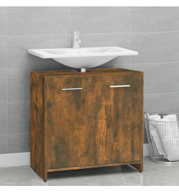 Armoire de bain Chêne fumé...