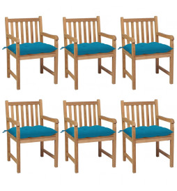 Chaises de jardin 6 pcs...