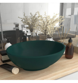 Lavabo ovale de luxe Vert...