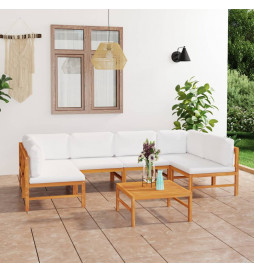 Salon de jardin 7 pcs avec...