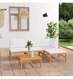 Salon de jardin 5 pcs avec...
