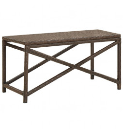 Banc de jardin 80 cm Résine...