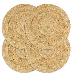 Napperons 4 pcs Naturel...