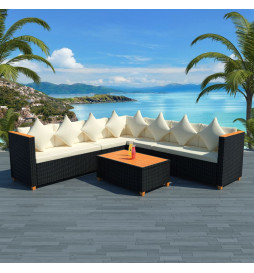 Salon de jardin 5 pcs avec...
