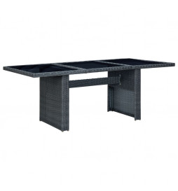 Table de jardin Gris foncé...