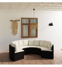 Salon de jardin 6 pcs avec...