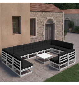 Salon de jardin 13 pcs avec...