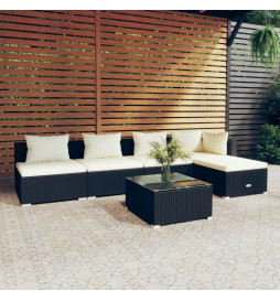 Salon de jardin 6 pcs avec...