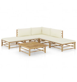 Salon de jardin 6 pcs avec...