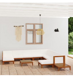 Salon de jardin 12 pcs avec...