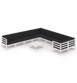 Salon de jardin 11 pcs avec...