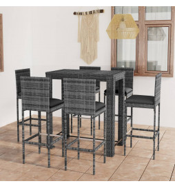 Ensemble de bar de jardin 7...