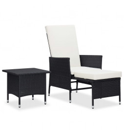 Salon de jardin 2 pcs avec...