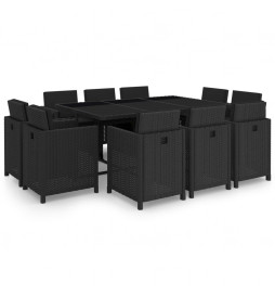 Salon de jardin 11 pcs avec...
