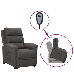 Fauteuil Gris foncé Tissu