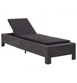 Transat avec coussin Noir...