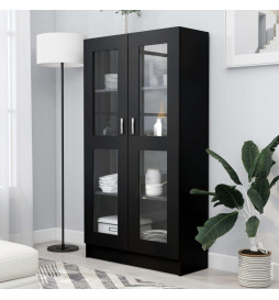 Armoire à vitrine Noir...