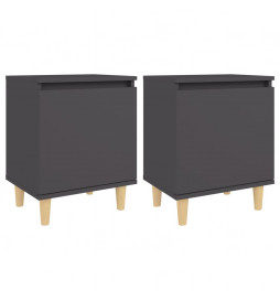 Tables de chevet avec pieds...