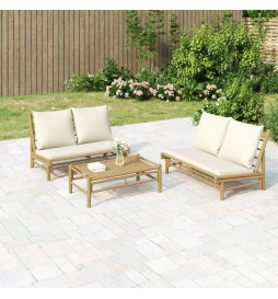 Salon de jardin 3 pcs avec...