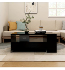 Table basse Noir 102x55x42...