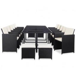 Salon de jardin 15 pcs avec...