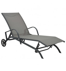 Chaise longue Acier et...
