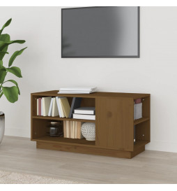 Meuble TV Marron miel...