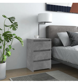 Tables de chevet 2 pcs Gris...
