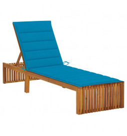 Chaise longue avec coussin...
