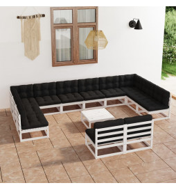 Salon de jardin 13 pcs avec...